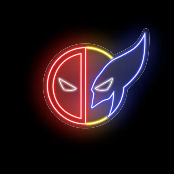 Letrero Deadpool - Wolverine