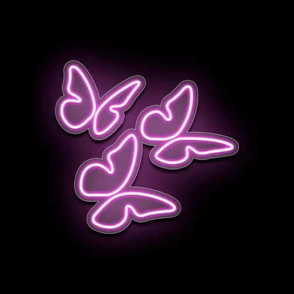 Letrero Mariposas
